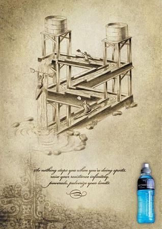 Powerade - Impossible figures in advertising - Impossible world