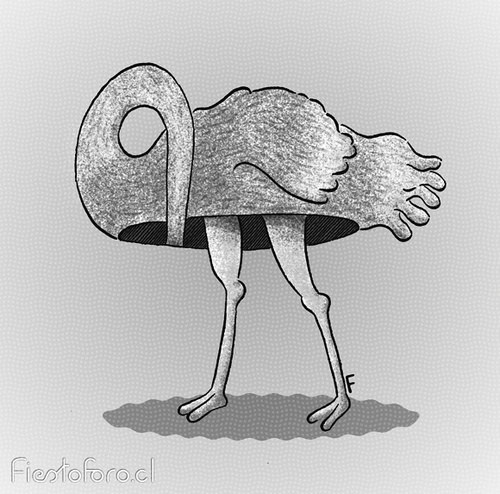 Impossible ostrich