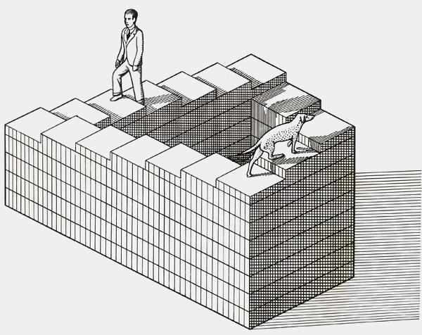 The endless staircase by Lionel Penrose