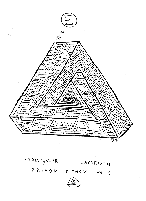 Triangular labyrinth