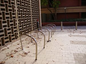 Impossible bicycle racks