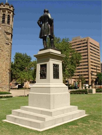 The statue of Sir Thomas Elder
