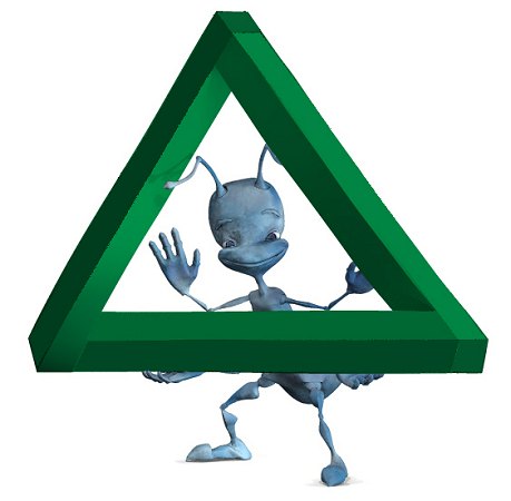 Alien with impossible triangle