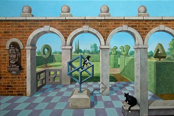 Brian Collins - "The M.C. Escher memorial garden"
