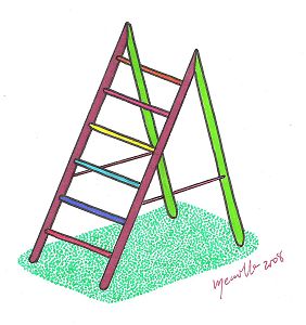 Impossible ladder