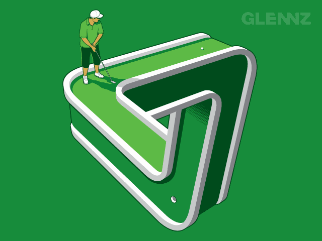 Puzzled putter