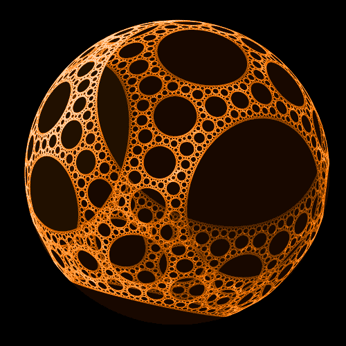 Impossible fractal sphere