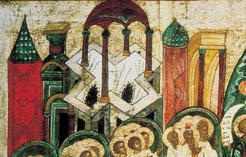 Fragment of the icon "Last Judgement"