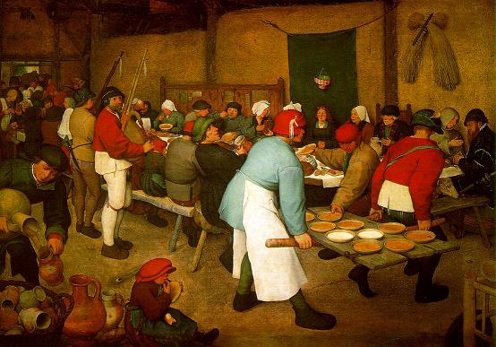 Pieter Bruegel "Peasant Wedding"