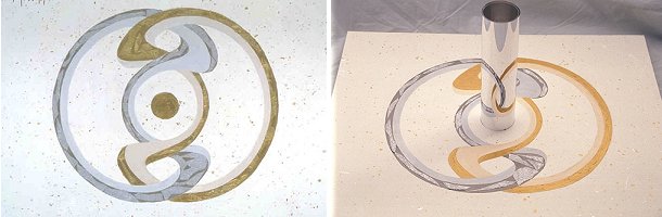 Two interconnected impossible rings