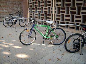 Impossible bicycle racks