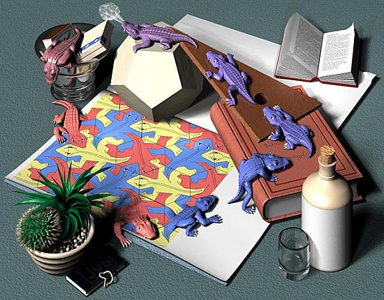 Reptiles (M.C. Escher)