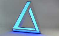 Glowing triangle