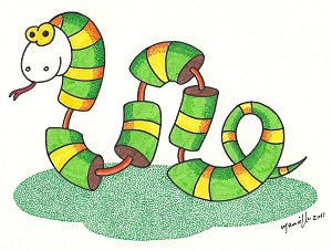 Impossible snake