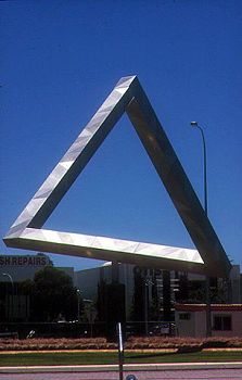 Impossible triangle in Perth (Australia)